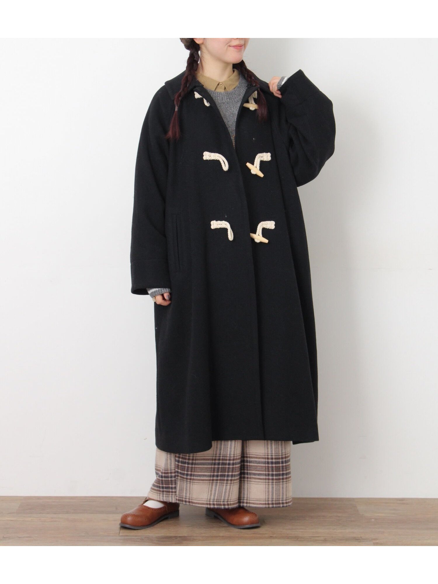 【サマンサモスモス/Samansa Mos2】のタスマニアウール 2WAY襟ロングコート インテリア・キッズ・メンズ・レディースファッション・服の通販 founy(ファニー) 　ファッション　Fashion　レディースファッション　Fashion for Women　アウター　Coat / Outerwear Collection　コート・ロングコート・ピーコート　Long Coats, Peacoats & More　スリーブ　Sleeve, Long Sleeve / Short Sleeve　ロング　Long, Long-Length　ブラック|ID: prp329100004773242 ipo3291000000034893517