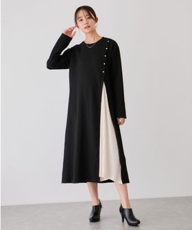 【ジャイロ/JAYRO】のサイドプリーツ切替ワンピース 人気、トレンドファッション・服の通販 founy(ファニー) ファッション Fashion レディースファッション Fashion for Women ワンピース Dresses アクセサリー Fashion Accessories エレガント 上品 Elegant カーディガン Cardigan, Knitwear 切替 Switching, Contrast Panel スニーカー Sneakers, Trainers スリット Slit, Slit Detail ダウン Down, Puffer バランス Balance, Style Balance ブルゾン Blouson, Bomber Jacket プリーツ Pleats, Pleated ポケット Pocket, Pocket Detail リラックス Relax, Relaxed Fit ロング Long, Long-Length 冬 Winter / This Winter A/W・秋冬 Autumn/Winter |ID:prp329100004773252