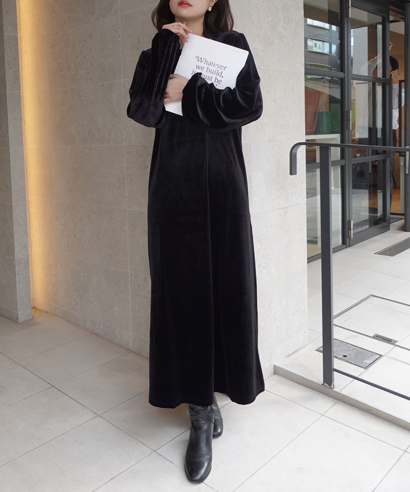 【コーナーズ/CORNERS】のベロアバックオープンワンピース 人気、トレンドファッション・服の通販 founy(ファニー) ファッション Fashion レディースファッション Fashion for Women ワンピース Dresses アクセサリー Fashion Accessories シンプル Simple, Minimal ベロア Velour, Soft Velvet ホリデーシーズン Holiday Season other-1|ID: prp329100004773258 ipo3291000000034587952