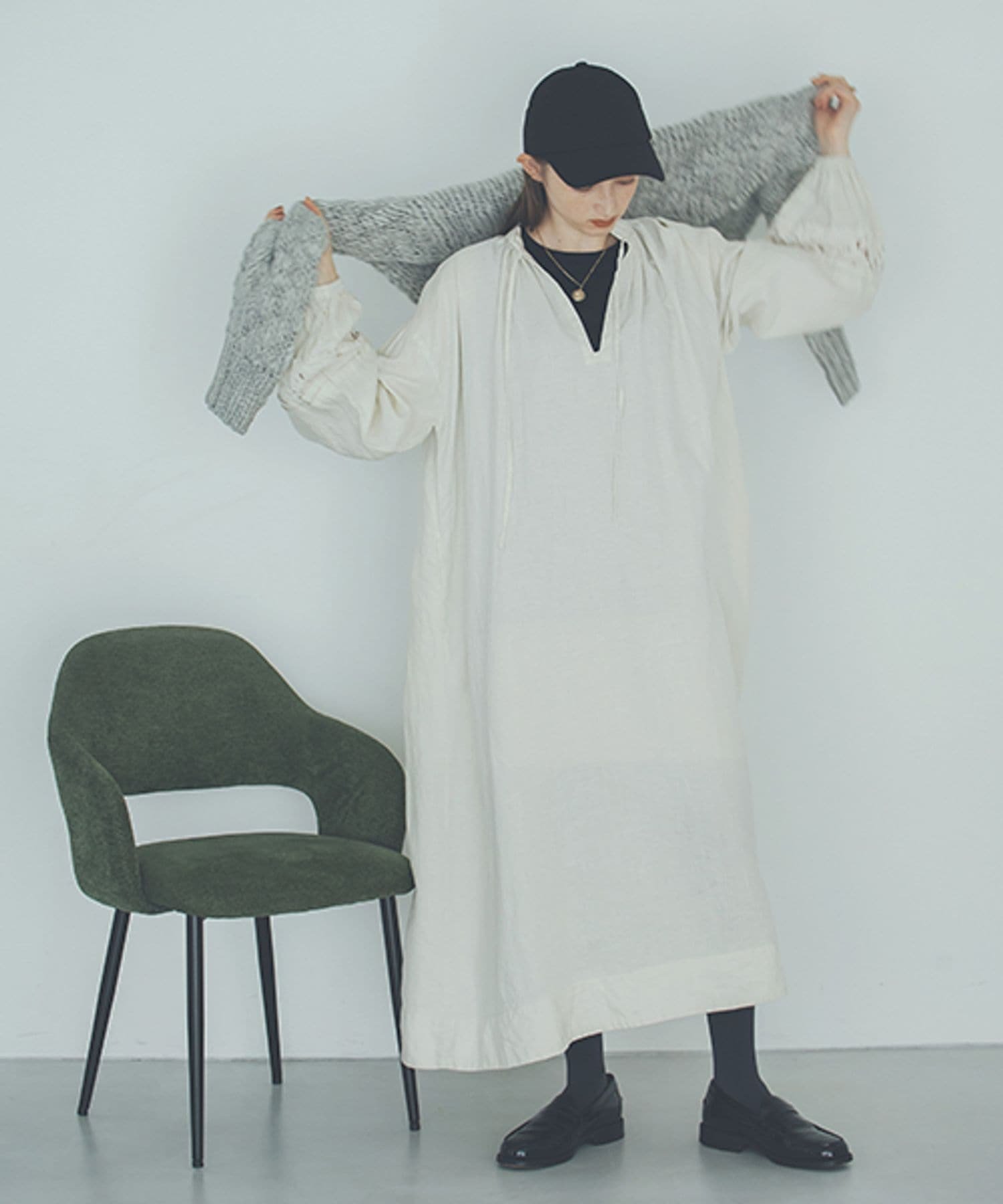 【スタディオ クリップ/studio CLIP】の《natural by clip》14リネンレースワンピース インテリア・キッズ・メンズ・レディースファッション・服の通販 founy(ファニー) 　ファッション　Fashion　レディースファッション　Fashion for Women　ワンピース　Dresses　おすすめ　Recommended / Our Picks　アンティーク　Antique-Inspired　インナー　Innerwear　カットソー　Cut and Sewn Top　シンプル　Simple, Minimal　タートル　Turtleneck, Turtle Collar　ボトム　Bottoms, Lower Wear　リネン　Linen, Linen Fabric　レース　Lace, Lace Fabric　ロング　Long, Long-Length　透かし　Cut-Out, Lacework　アイボリー52|ID: prp329100004773259 ipo3291000000034587961