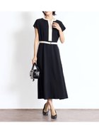 【ヴァン/Vin】の配色Aラインワンピース ブラック|ID: prp329100004773276 ipo3291000000035179106