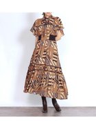 【ヴァン/Vin】のレトロパターンフレアワンピース 人気、トレンドファッション・服の通販 founy(ファニー) ファッション Fashion レディースファッション Fashion for Women ワンピース Dresses エレガント 上品 Elegant 秋 Autumn カーディガン Cardigan, Knitwear ギャザー Gathered, Ruffled クラシカル Classical, Vintage-Inspired ジャケット Jacket, Outerwear スリーブ Sleeve, Long Sleeve / Short Sleeve パターン Pattern, Design Print フィット Fit, Slim Fit フレア Flare, Flared リブニット Rib Knit, Ribbed Knit リボン Ribbon, Bow thumbnail オレンジ|ID: prp329100004773277 ipo3291000000035123692