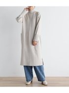 【ラシュッド/LASUD】のサイドポケットニットワンピース ライトグレー|ID: prp329100004773278 ipo3291000000035134710