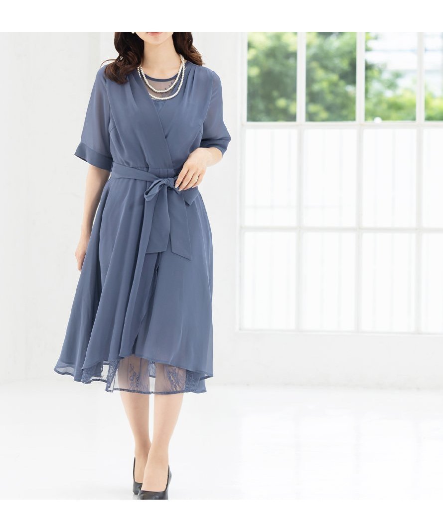 【アッドルージュ/AddRouge】の【着丈が選べる】ドレス 結婚式 フォーマル ワンピース お呼ばれ セレモニー インテリア・キッズ・メンズ・レディースファッション・服の通販 founy(ファニー) ファッション Fashion レディースファッション Fashion for Women ワンピース Dresses フォーマル・パーティードレス・結婚式用ドレス Elegant & Casual Dresses カシュクール Wrap Design ギャザー Gathered, Ruffled 切替 Switching, Contrast Panel シフォン Chiffon, Lightweight Fabric ドレス Dress, One-Piece 定番 Standard, Basic Item フォーマル Formal, Dressy フレア Flare, Flared リボン Ribbon, Bow レース Lace, Lace Fabric ロング Long, Long-Length 再入荷 Restock / Back in Stock おすすめ Recommended / Our Picks エレガント 上品 Elegant セレモニー Ceremony 結婚式 Wedding blgry/ブルーグレー|ID: prp329100004773285 ipo3291000000034923851