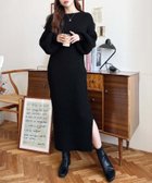 【モーメントプラス/moment+ / MEN】のボトルネックニットワンピース 人気、トレンドファッション・服の通販 founy(ファニー) ファッション Fashion メンズファッション Fashion for Men エレガント 上品 Elegant ショート Short, Short Length シンプル Simple, Minimal ジャケット Jacket, Outerwear スニーカー Sneakers, Trainers スリット Slit, Slit Detail トレンド Trend, Trending Now ドレープ Drape, Draping Fabric ベーシック Basic, Essential ボトルネック Bottle Neck, Mock Neck ロング Long, Long-Length 再入荷 Restock / Back in Stock プチプライス・低価格 Affordable / Budget Price thumbnail ブラック|ID: prp329100004773297 ipo3291000000034588595