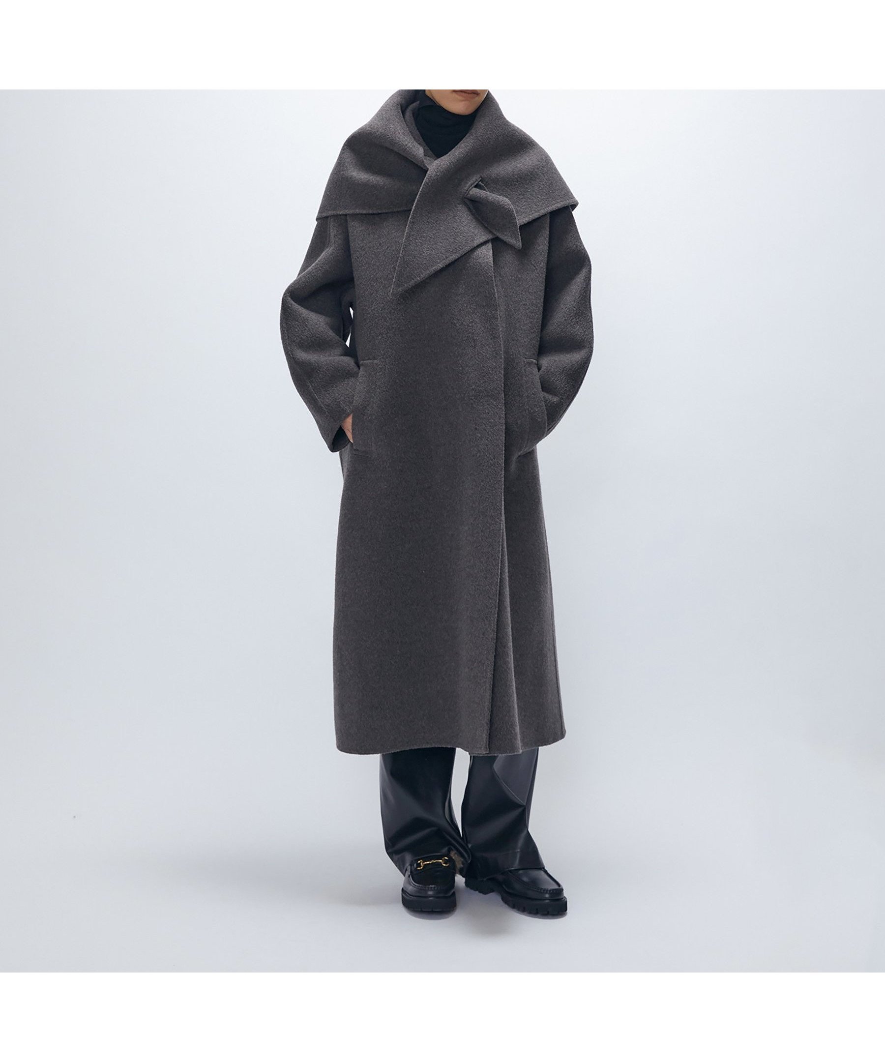 【プルミエ アロンディスモン/1er Arrondissement / MEN】のTOPダブルビーバーステンカラーコート(スカーフ付) インテリア・キッズ・メンズ・レディースファッション・服の通販 founy(ファニー) 　ファッション　Fashion　メンズファッション　Fashion for Men　クラシック　Classic, Timeless Style　スカーフ　Scarf, Neckwear　フレンチ　French, French Style　Brown|ID: prp329100004773298 ipo3291000000034588598