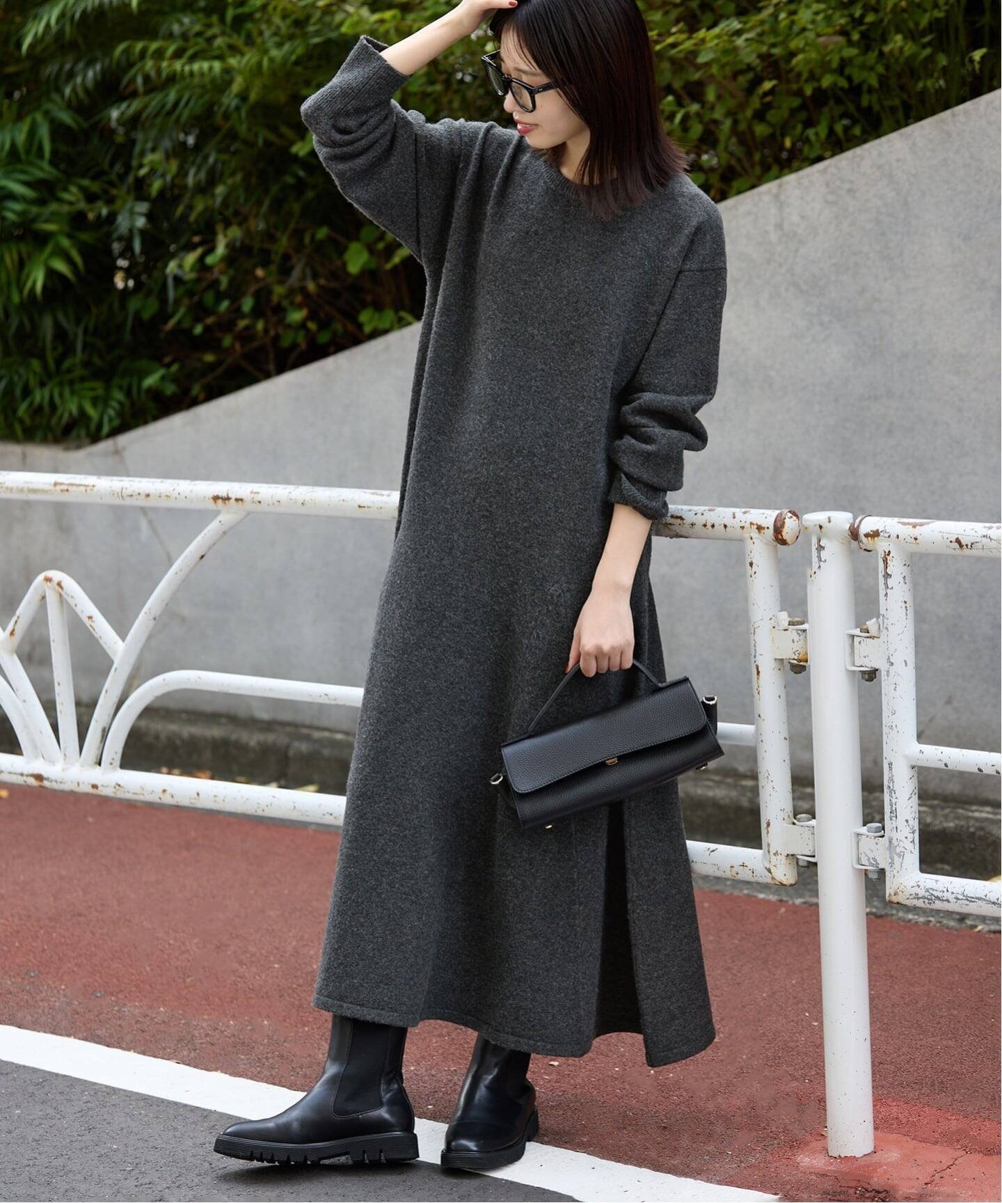 【スローブ イエナ/SLOBE IENA】のフレアーニットワンピース 人気、トレンドファッション・服の通販 founy(ファニー) ファッション Fashion レディースファッション Fashion for Women ワンピース Dresses ニットワンピース Knit Dresses 2025年 2025 2025-2026秋冬・A/W Autumn/Winter 2025–26 AW25–26 おすすめ Recommended / Our Picks カットソー Cut and Sewn Top スニーカー Sneakers, Trainers タイツ Tights, Legwear リラックス Relax, Relaxed Fit other-1|ID: prp329100004773307 ipo3291000000034930366