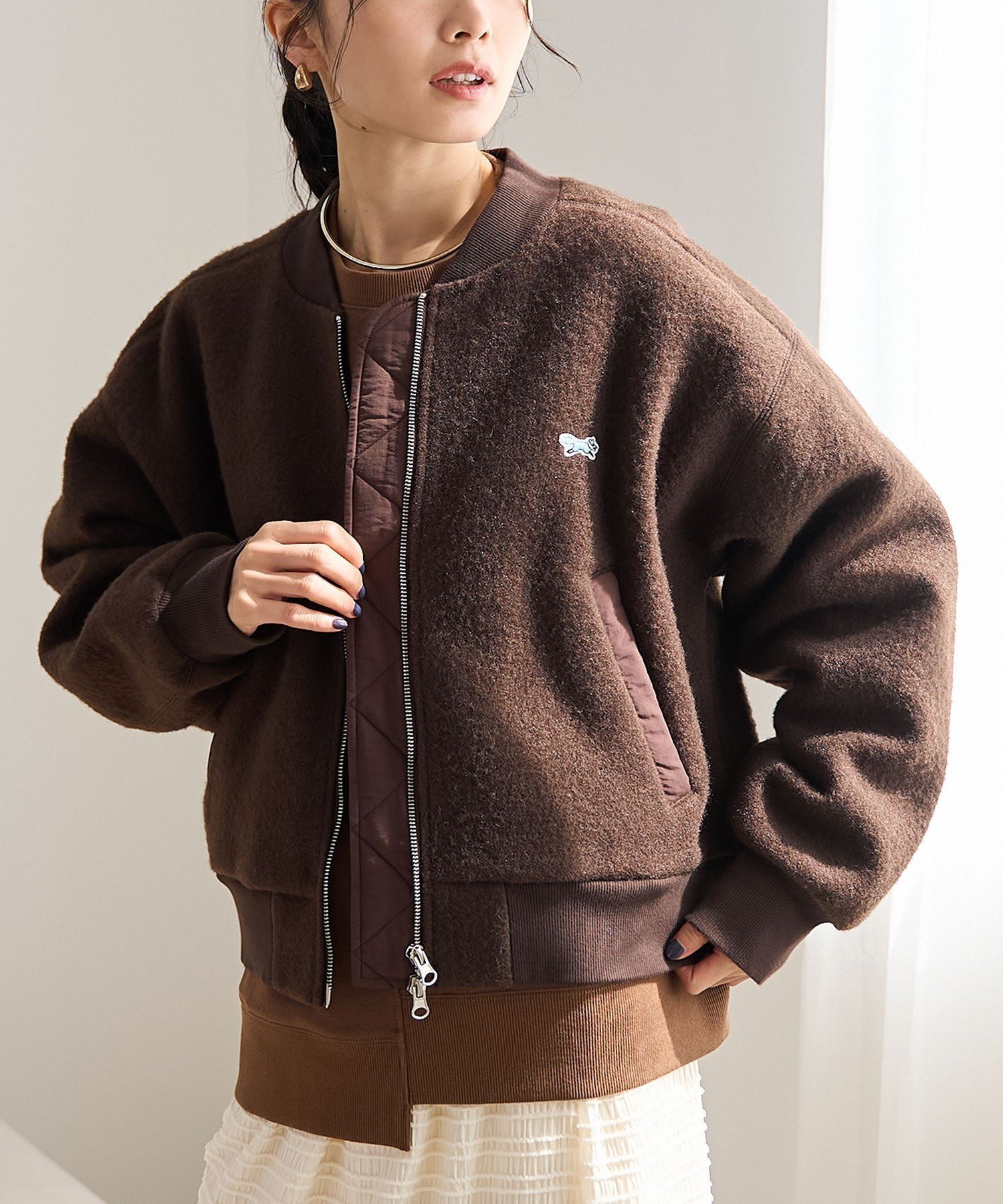 【コーエン/COEN】の【PENNEYS(ぺニーズ)別注・Youtube紹介アイテム】ボアジップブルゾン インテリア・キッズ・メンズ・レディースファッション・服の通販 founy(ファニー) 　ファッション　Fashion　レディースファッション　Fashion for Women　アウター　Coat / Outerwear Collection　ブルゾンジャケット・スポーティアウター　Blouson Jackets　インナー　Innerwear　カーディガン　Cardigan, Knitwear　コレクション　Collection, Seasonal Line　スウェット / スエット　Sweatshirt, Sweatwear　スニーカー　Sneakers, Trainers　トレンド　Trend, Trending Now　フィット　Fit, Slim Fit　フォックス　Fox, Fox Fur　フロント　Front, Front Design　ポケット　Pocket, Pocket Detail　別注　Limited Edition, Custom Order　リメイク　Remake, Reconstructed　おすすめ　Recommended / Our Picks　MD.BROWN|ID: prp329100004773314 ipo3291000000034976224