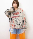 【アールエヌエー/RNA】のM2575 ENJOY プリント ZIPトレーナー 人気、トレンドファッション・服の通販 founy(ファニー) ファッション Fashion レディースファッション Fashion for Women おすすめ Recommended / Our Picks クール Cool, Chic グラフィック Graphic, Graphic Design セットアップ Set-Up, Coordinated Outfit トレーナー Sweatshirt, Trainer ハンド Hand, Handmade プリント Print, Printed Pattern thumbnail ベージュ|ID: prp329100004773361 ipo3291000000034590566