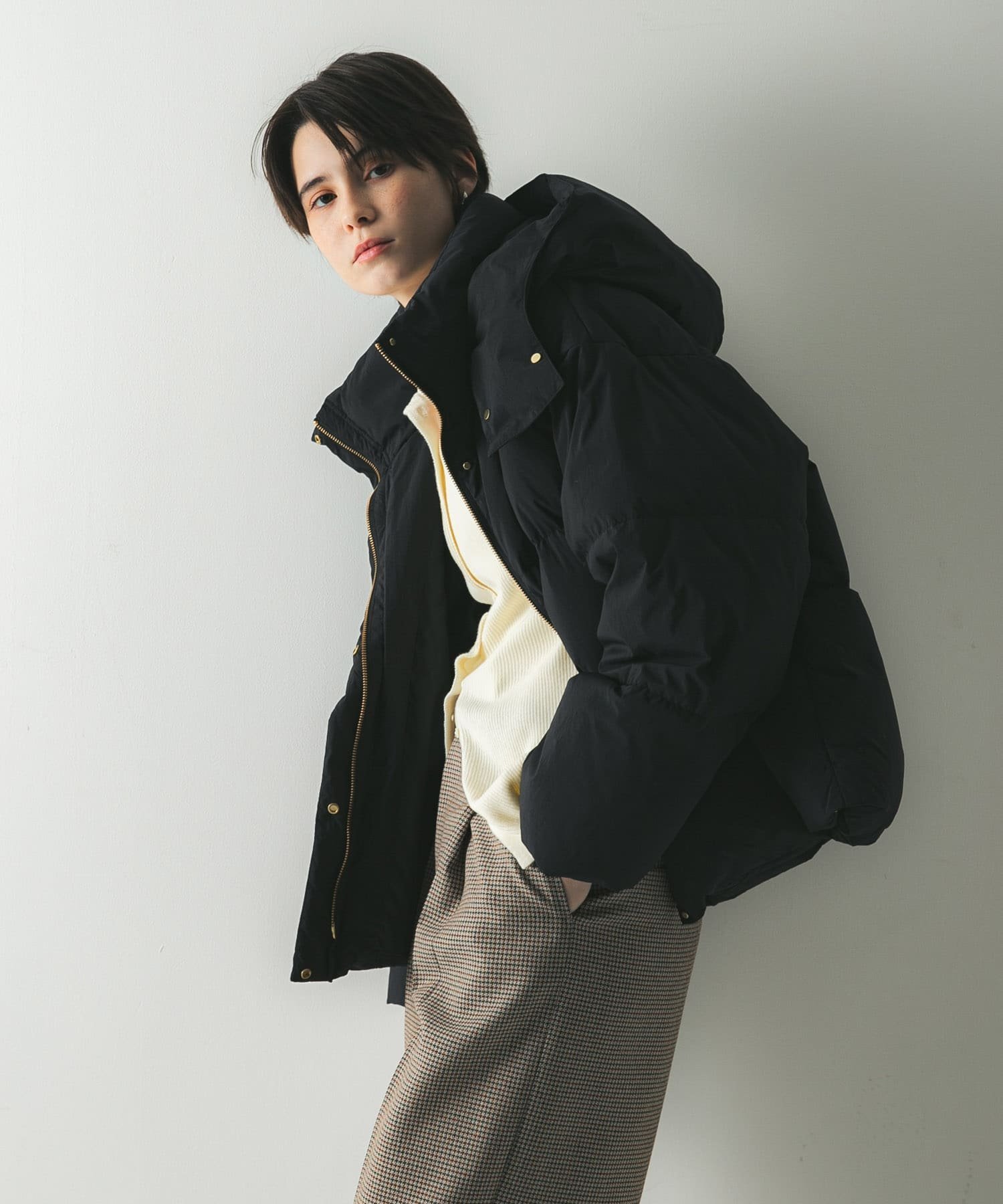 【アーバンリサーチ/URBAN RESEARCH】の2WAYフーデットダウンコート インテリア・キッズ・メンズ・レディースファッション・服の通販 founy(ファニー) 　ファッション　Fashion　レディースファッション　Fashion for Women　アウター　Coat / Outerwear Collection　コート・ロングコート・ピーコート　Long Coats, Peacoats & More　ダウンジャケット・軽量ダウン　Warm & Lightweight Down Jackets　2025年　2025　2025-2026秋冬・A/W　Autumn/Winter 2025–26 AW25–26　冬　Winter / This Winter　おすすめ　Recommended / Our Picks　スラックス　Slacks, Dress Pants　ダウン　Down, Puffer　デニム　Denim, Jeans Material　ドローコード　Drawcord, Drawstring Cord　バランス　Balance, Style Balance　エレガント 上品　Elegant　A/W・秋冬　Autumn/Winter　ブラック|ID: prp329100004773390 ipo3291000000034591130