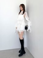 【スナイデル/SNIDEL】のリップルラインブラウス 人気、トレンドファッション・服の通販 founy(ファニー) ファッション Fashion レディースファッション Fashion for Women トップス・カットソー Cut & Sew Tops シャツ・ブラウス・オフィスカジュアル Elegant Blouses & Button-Ups インナー Innerwear キャミソール Camisole, Spaghetti Strap Top ストレート Straight, Straight Cut スマート Smart, Elegant トレンド Trend, Trending Now パターン Pattern, Design Print フェミニン Feminine, Girly フリル Frill, Ruffle フレア Flare, Flared ラッフル Ruffle, Frill ロマンティック Romantic, Feminine Style ローズ Rose, Rose Motif おすすめ Recommended / Our Picks thumbnail WHT[001]|ID: prp329100004773397 ipo3291000000034591258