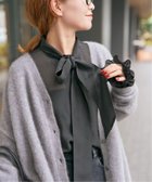 【スピック&スパン/Spick & Span】のエアリーシフォンボウタイブラウス 人気、トレンドファッション・服の通販 founy(ファニー) ファッション Fashion レディースファッション Fashion for Women トップス・カットソー Cut & Sew Tops シャツ・ブラウス・オフィスカジュアル Elegant Blouses & Button-Ups おすすめ Recommended / Our Picks ギャザー Gathered, Ruffled シフォン Chiffon, Lightweight Fabric スマート Smart, Elegant ドレープ Drape, Draping Fabric エレガント 上品 Elegant thumbnail ブラック|ID: prp329100004773432 ipo3291000000034720216