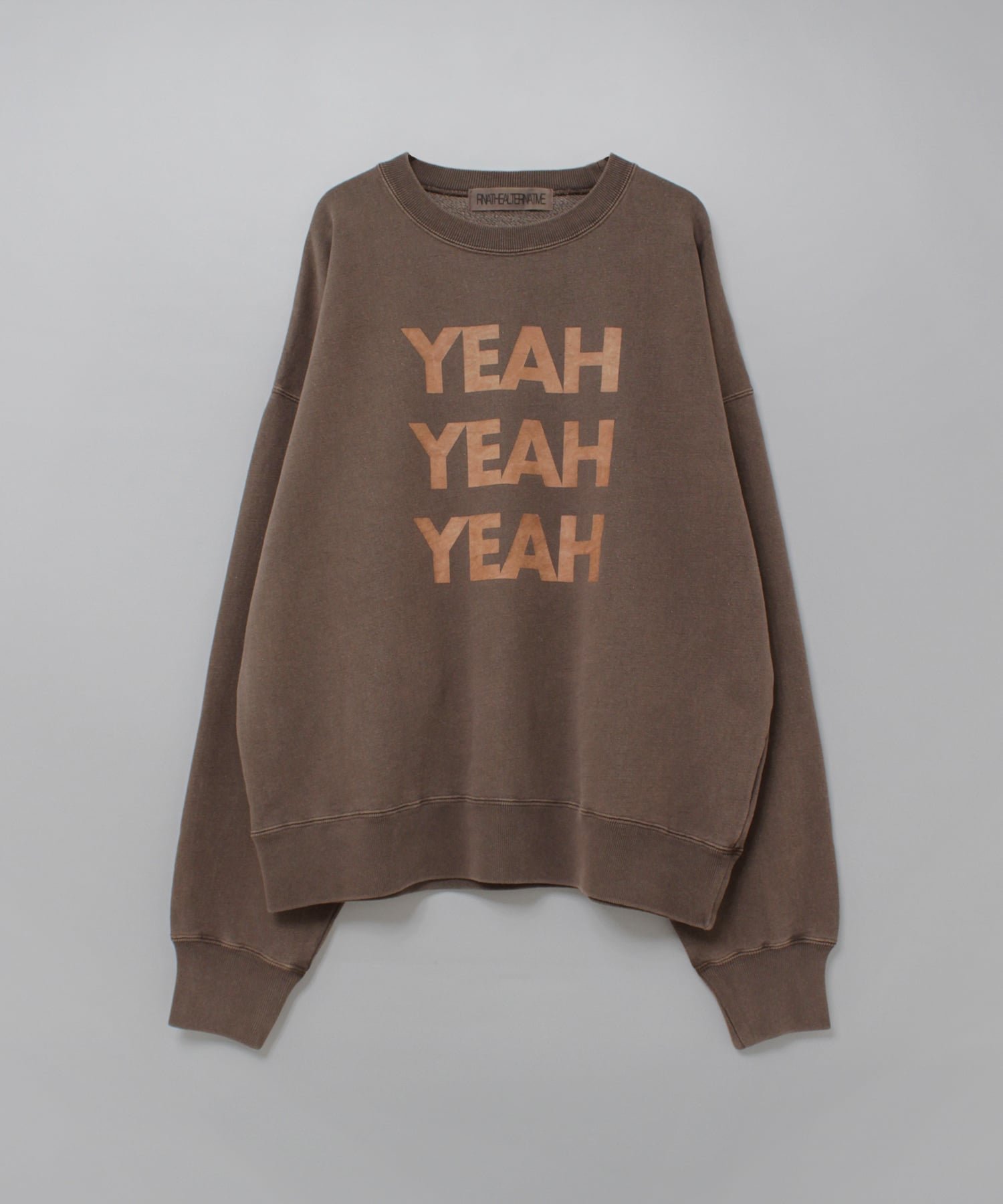 【アールエヌエー/RNA】のM2492 YEAHピグメントプルオーバー インテリア・キッズ・メンズ・レディースファッション・服の通販 founy(ファニー) ファッション Fashion レディースファッション Fashion for Women トップス・カットソー Cut & Sew Tops カジュアルプルオーバー・ニットトップス Pullovers & Knit Tops / Casual Pullovers スクエア Square, Square Shape ボトム Bottoms, Lower Wear メンズ Men's, Menswear ヴィンテージ Vintage Style ブラウン|ID: prp329100004773523 ipo3291000000034593385