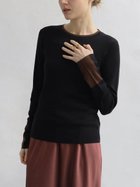 【ラシュッド/LASUD】のウール混配色リブニットPO 人気、トレンドファッション・服の通販 founy(ファニー) ファッション Fashion レディースファッション Fashion for Women トップス・カットソー Cut & Sew Tops ニット Knit Tops & Sweaters アクリル Acrylic Material インナー Innerwear シンプル Simple, Minimal ジャケット Jacket, Outerwear フィット Fit, Slim Fit ベスト Vest, Waistcoat リブニット Rib Knit, Ribbed Knit エレガント 上品 Elegant thumbnail ブラック|ID: prp329100004773541 ipo3291000000034593674