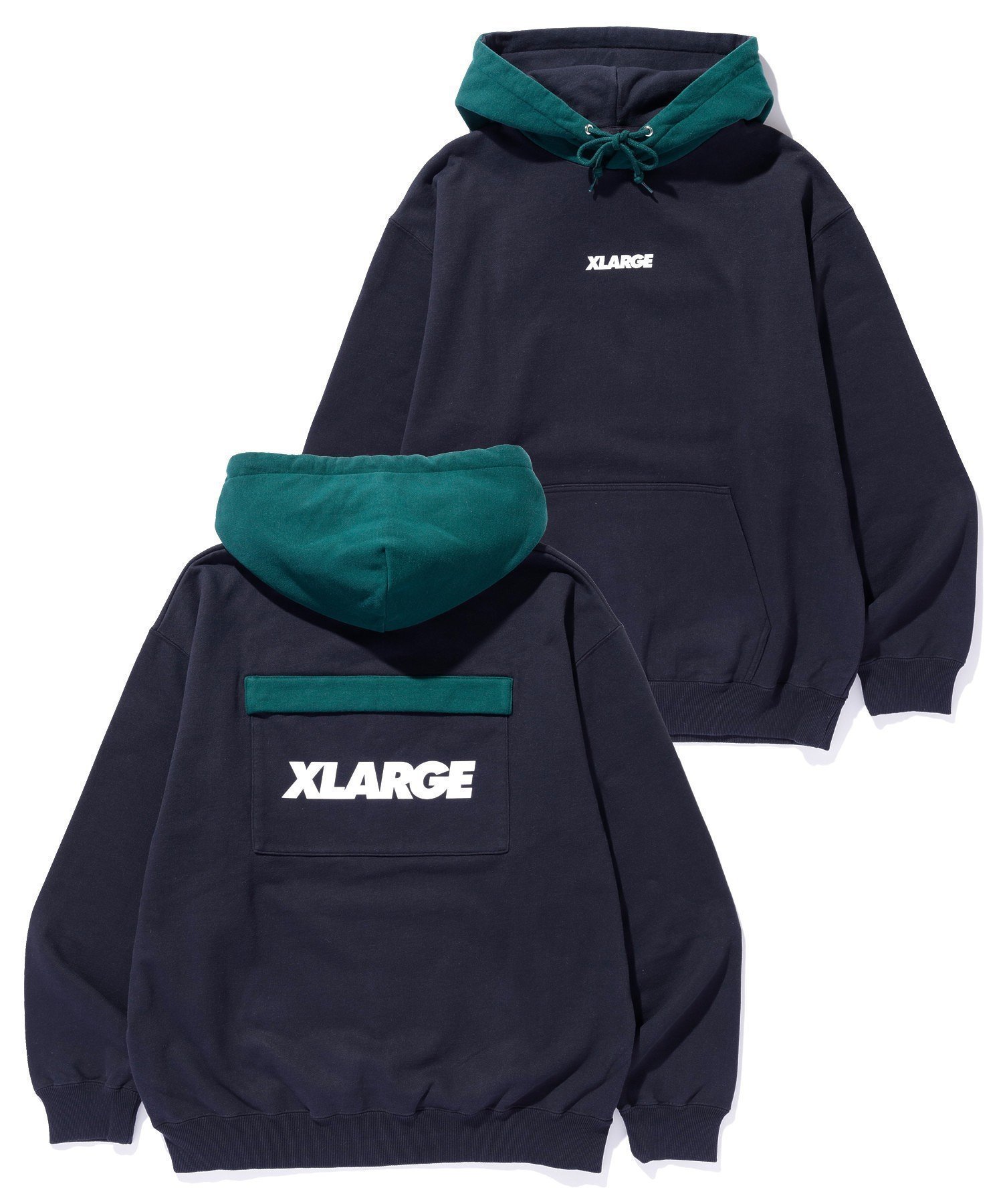 【エクストララージ/XLARGE】のXLARGE/2TONE PULLOVER HOODED SWEATSHIRT インテリア・キッズ・メンズ・レディースファッション・服の通販 founy(ファニー) 　ファッション　Fashion　レディースファッション　Fashion for Women　トップス・カットソー　Cut & Sew Tops　シャツ・ブラウス・オフィスカジュアル　Elegant Blouses & Button-Ups　レディースパーカー・カジュアルフーディー　Casual Hoodies & Sweatshirts　ロングTシャツ・Tシャツ　Longline T-Shirts & Tees　カジュアルプルオーバー・ニットトップス　Pullovers & Knit Tops / Casual Pullovers　スウェット・クルーネックトップス　Sweatshirts & Crewnecks / Relaxed Fit Sweat Tops　パーカー　Hoodie, Parka　フロント　Front, Front Design　プリント　Print, Printed Pattern　ベーシック　Basic, Essential　ポケット　Pocket, Pocket Detail　BLACK|ID: prp329100004773546 ipo3291000000034593729