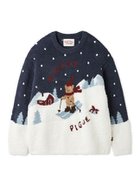 【ジェラートピケ オム/GELATO PIQUE HOMME / MEN】の【HOLIDAY】【HOMME】スキーベアジャガードプルオーバー NVY[089]|ID: prp329100004773721 ipo3291000000034595819