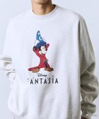 【フリークスストア/FREAK'S STORE】のDISNEY / ディズニー / 『ファンタジア』 / ミッキーマウス / リラックスフィット プリント クルーネックスウェット 【限定展開】 25AW アッシュグレー|ID: prp329100004773728 ipo3291000000034794286