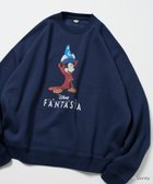 【フリークスストア/FREAK'S STORE】のDISNEY / ディズニー / 『ファンタジア』 / ミッキーマウス / リラックスフィット プリント クルーネックスウェット 【限定展開】 25AW ネイビー|ID: prp329100004773728 ipo3291000000034794290