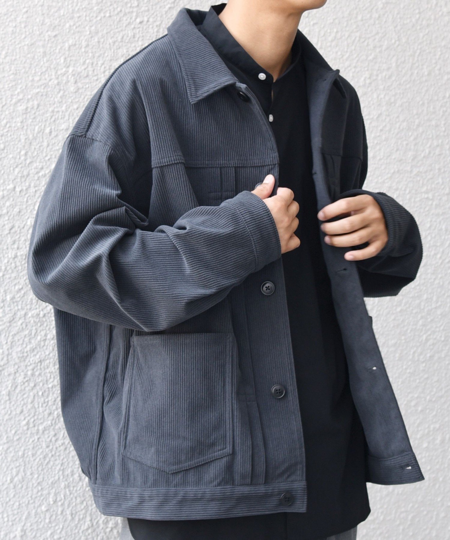 【シップス/SHIPS / MEN】のSHIPS any 洗濯機可能 SOLOTEX コーデュロイ トラック ブルゾン(セットアップ対応) インテリア・キッズ・メンズ・レディースファッション・服の通販 founy(ファニー) 　ファッション　Fashion　メンズファッション　Fashion for Men　セットアップ　Matching Sets　クラシック　Classic, Timeless Style　コーデュロイ　Corduroy, Cord Fabric　ショート　Short, Short Length　スウェット / スエット　Sweatshirt, Sweatwear　ストレッチ　Stretch, Stretchy Fabric　セットアップ　Set-Up, Coordinated Outfit　トレンド　Trend, Trending Now　パッチ　Patch, Appliqué　ブルゾン　Blouson, Bomber Jacket　ポケット　Pocket, Pocket Detail　ミックス　Mix, Mixed Style　チャコールグレー|ID: prp329100004773729 ipo3291000000034595896