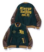 【エクストララージ/XLARGE】のVARSITY JACKET 人気、トレンドファッション・服の通販 founy(ファニー) ファッション Fashion レディースファッション Fashion for Women アウター Coat / Outerwear Collection レディースジャケット・軽アウター Jackets アクリル Acrylic Material ベーシック Basic, Essential メルトン Melton, Heavy Wool thumbnail GREEN|ID: prp329100004773740 ipo3291000000034734449
