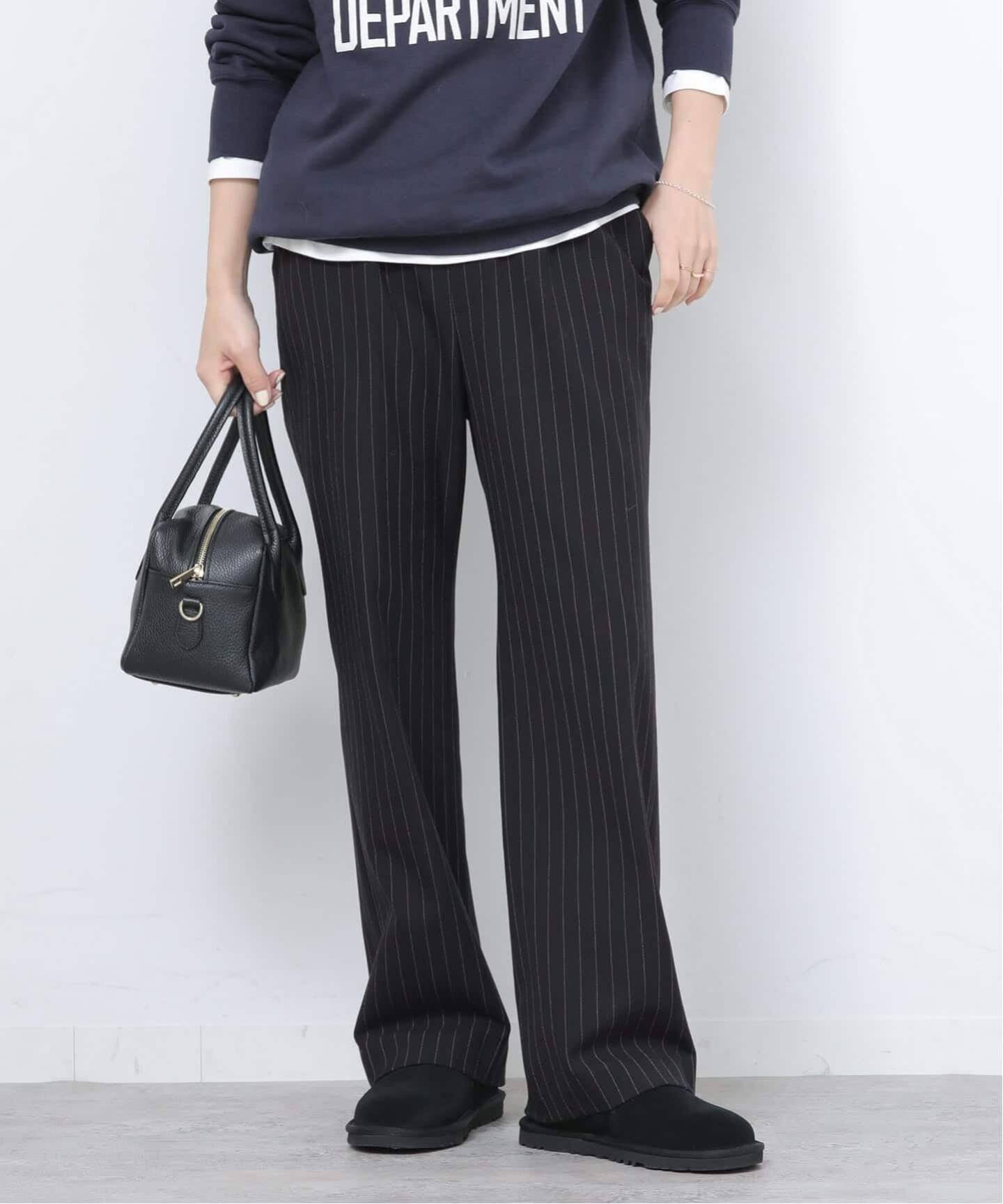 【ジャーナルスタンダード レリューム/JOURNAL STANDARD relume】の《一部WEB限定追加4》サーモサキソニー裏起毛パンツ インテリア・キッズ・メンズ・レディースファッション・服の通販 founy(ファニー) 　ファッション　Fashion　レディースファッション　Fashion for Women　パンツ　Pants & Trousers　2025年　2025　2025-2026秋冬・A/W　Autumn/Winter 2025–26 AW25–26　ストレッチ　Stretch, Stretchy Fabric　ストレート　Straight, Straight Cut　ベーシック　Basic, Essential　ビジネス 仕事 通勤　Business / Work / Commuting　ネイビー|ID: prp329100004773829 ipo3291000000035046309