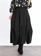 【ヴァン/Vin】のタックワークストレッチフレアスカート 人気、トレンドファッション・服の通販 founy(ファニー) ファッション Fashion レディースファッション Fashion for Women スカート Skirts Aライン・フレアスカート A-Line & Flared Skirts おすすめ Recommended / Our Picks アシンメトリー Asymmetrical Style シンプル Simple, Minimal フレア Flare, Flared モダン Modern, Contemporary 秋 Autumn thumbnail ブラック|ID: prp329100004773858 ipo3291000000034597691