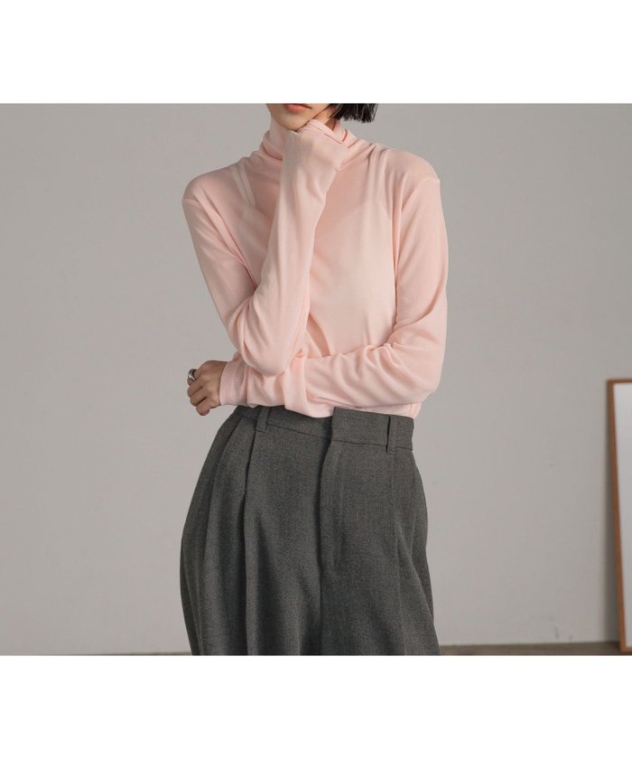 【ローリーズファーム/LOWRYS FARM】のナイロンシアータートル インテリア・キッズ・メンズ・レディースファッション・服の通販 founy(ファニー) https://founy.com/ ファッション Fashion レディースファッション Fashion for Women おすすめ Recommended / Our Picks インナー Innerwear サロペット Overalls, Salopette シアー Sheer, See-Through ジャケット Jacket, Outerwear タートル Turtleneck, Turtle Collar メッシュ Mesh, Net Fabric |ID: prp329100004773888 ipo3291000000035007050