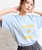 【コーエン/COEN】の【スザンヌさんコラボ】Suuフラワーロゴ プリントT LT.BLUE|ID: prp329100004773907 ipo3291000000034598604