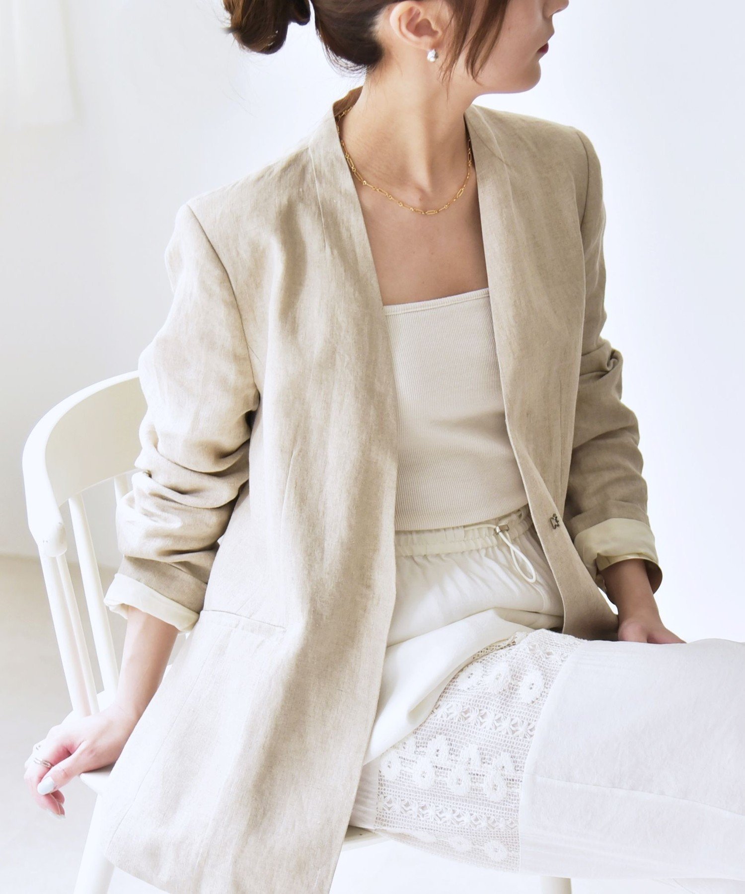 【シップス フォー ウィメン/SHIPS】のquaranciel 手洗い可能 ヨーロピアンフラックス リネン ノーラペル オーバー ジャケット インテリア・キッズ・メンズ・レディースファッション・服の通販 founy(ファニー) ファッション Fashion レディースファッション Fashion for Women アウター Coat / Outerwear Collection レディースジャケット・軽アウター Jackets 春 Spring 洗える Machine Washable カーディガン Cardigan, Knitwear キャミ Camisole, Cami Top ジャケット Jacket, Outerwear セットアップ Set-Up, Coordinated Outfit タンク Tank Top, Sleeveless Top デニム Denim, Jeans Material トレンド Trend, Trending Now 定番 Standard, Basic Item リネン Linen, Linen Fabric ワイド Wide, Wide Fit S/S・春夏 SS, Spring/Summer, Warm Season おすすめ Recommended / Our Picks 夏 Summer 2025年 2025 2025春夏・S/S Spring/Summer 2025 SS25 ナチュラル|ID: prp329100004773928 ipo3291000000034598838