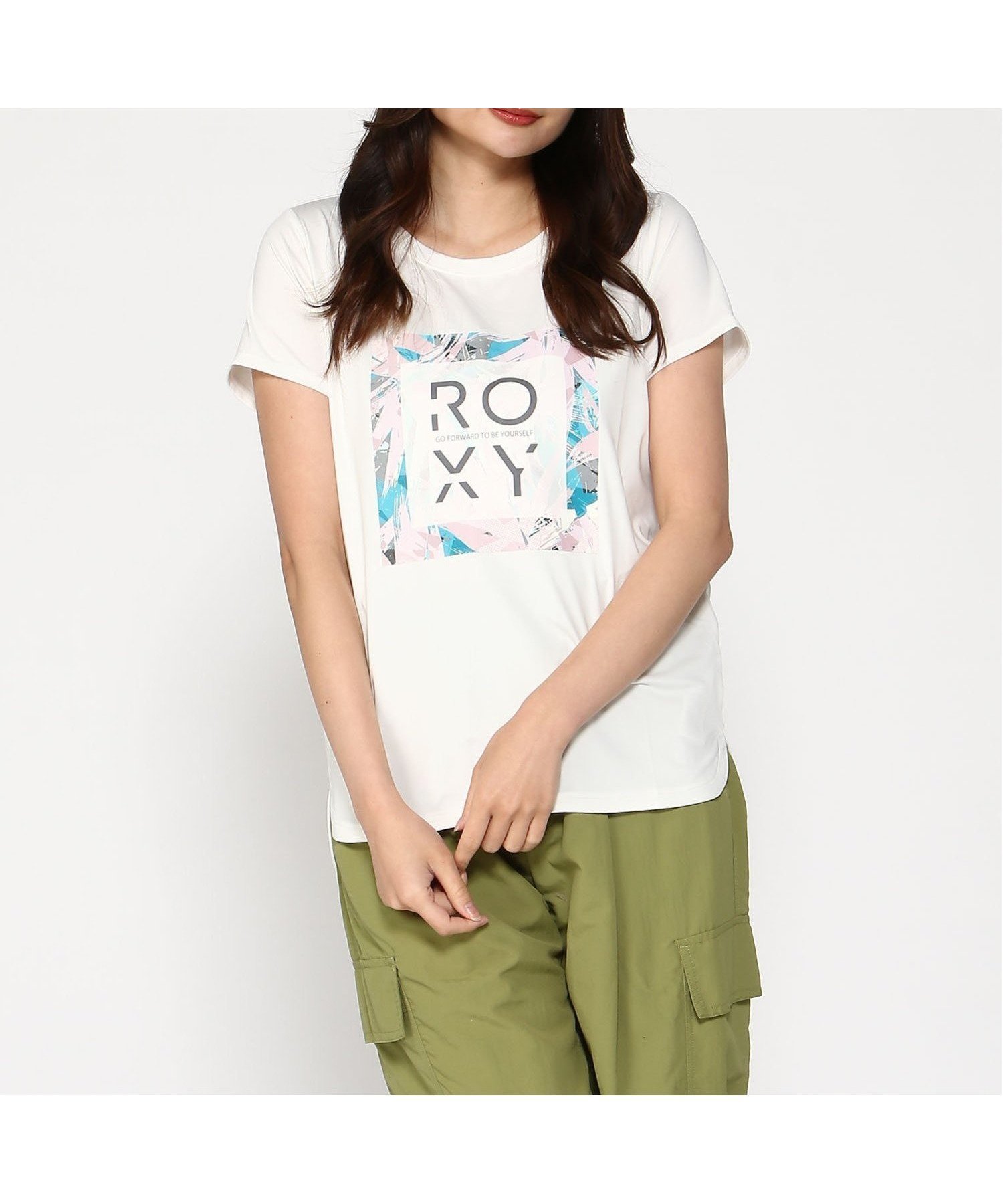 【ロキシー/ROXY】のFROM THE INSIDE TEE インテリア・キッズ・メンズ・レディースファッション・服の通販 founy(ファニー) 　ファッション　Fashion　レディースファッション　Fashion for Women　スリット　Slit, Slit Detail　プリント　Print, Printed Pattern　定番　Standard, Basic Item　PNK|ID: prp329100004773938 ipo3291000000034599126