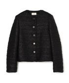 【トゥモローランド/TOMORROWLAND】のシックツイード クルーネックジャケット 19 ブラック|ID: prp329100004773955 ipo3291000000034599635