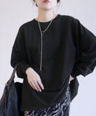 【レカ/reca】の無地ビッグプルオーバー(R22125-v) reca 人気、トレンドファッション・服の通販 founy(ファニー) ファッション Fashion レディースファッション Fashion for Women トップス・カットソー Cut & Sew Tops カジュアルプルオーバー・ニットトップス Pullovers & Knit Tops / Casual Pullovers おすすめ Recommended / Our Picks ビッグ Big, Oversized ボーダー Border, Stripe 無地 Plain, Solid Color 長袖 Long Sleeve, Full Sleeve thumbnail ブラック|ID: prp329100004773973 ipo3291000000034599964