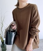 【レカ/reca】の無地ビッグプルオーバー(R22125-v) reca 人気、トレンドファッション・服の通販 founy(ファニー) ファッション Fashion レディースファッション Fashion for Women トップス・カットソー Cut & Sew Tops カジュアルプルオーバー・ニットトップス Pullovers & Knit Tops / Casual Pullovers おすすめ Recommended / Our Picks ビッグ Big, Oversized ボーダー Border, Stripe 無地 Plain, Solid Color 長袖 Long Sleeve, Full Sleeve thumbnail ブラウン|ID: prp329100004773973 ipo3291000000034599966