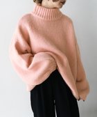 【セレクトモカ/SELECT MOCA】のローゲージハイネックオーバーボリュームスリーブニット 人気、トレンドファッション・服の通販 founy(ファニー) ファッション Fashion レディースファッション Fashion for Women トップス・カットソー Cut & Sew Tops ニット Knit Tops & Sweaters ボリューム袖・フリルスリーブブラウス Voluminous & Ruffle Sleeves / Puffy Sleeve Tops おすすめ Recommended / Our Picks カーゴパンツ Cargo Pants, Utility Pants サテン Satin, Glossy Fabric シンプル Simple, Minimal デニム Denim, Jeans Material ハイネック High Neck, Mock Neck ベロア Velour, Soft Velvet thumbnail ピンク-700|ID: prp329100004774012 ipo3291000000034600781