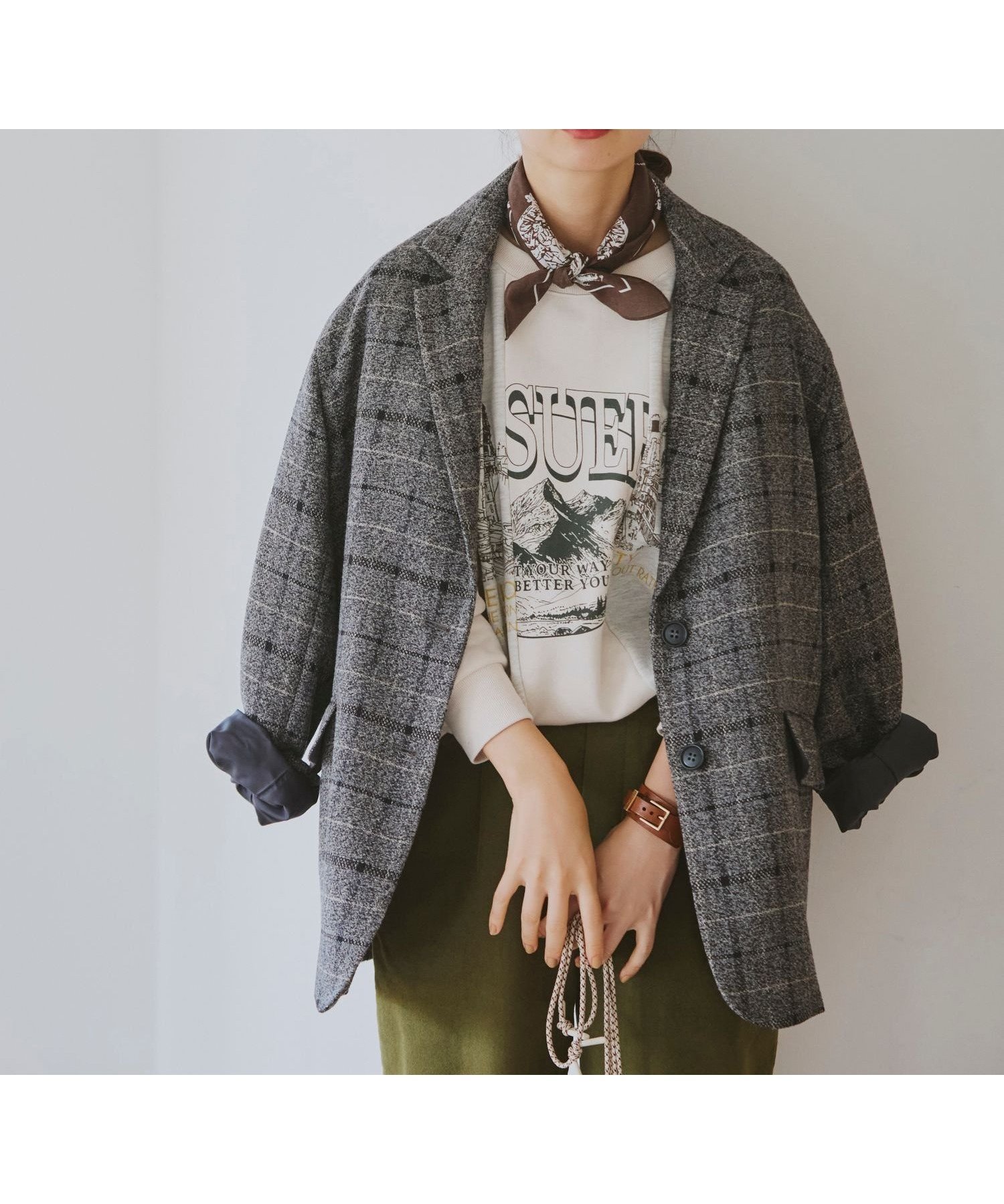 【スタディオ クリップ/studio CLIP】のリメイクライクロゴスエット 人気、トレンドファッション・服の通販 founy(ファニー) ファッション Fashion レディースファッション Fashion for Women おすすめ Recommended / Our Picks ジャケット Jacket, Outerwear スウェット / スエット Sweatshirt, Sweatwear トレンド Trend, Trending Now リメイク Remake, Reconstructed other-1|ID: prp329100004774021 ipo3291000000034600871