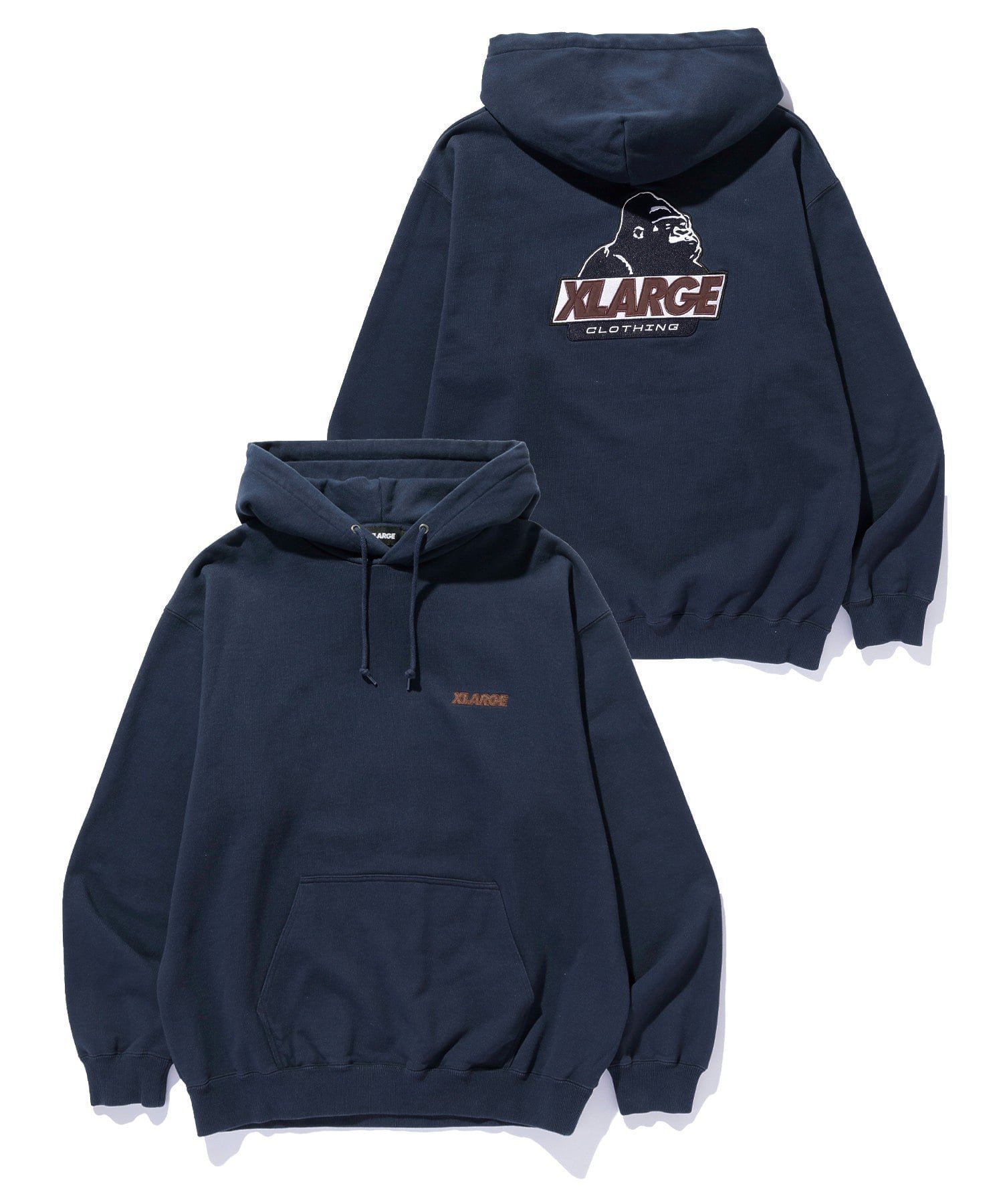 【エクストララージ/XLARGE】のOLD OG HOODED SWEATSHIRT インテリア・キッズ・メンズ・レディースファッション・服の通販 founy(ファニー) ファッション Fashion レディースファッション Fashion for Women トップス・カットソー Cut & Sew Tops シャツ・ブラウス・オフィスカジュアル Elegant Blouses & Button-Ups レディースパーカー・カジュアルフーディー Casual Hoodies & Sweatshirts ロングTシャツ・Tシャツ Longline T-Shirts & Tees スウェット・クルーネックトップス Sweatshirts & Crewnecks / Relaxed Fit Sweat Tops ベーシック Basic, Essential ボトム Bottoms, Lower Wear ロング Long, Long-Length NAVY|ID: prp329100004774028 ipo3291000000034820152