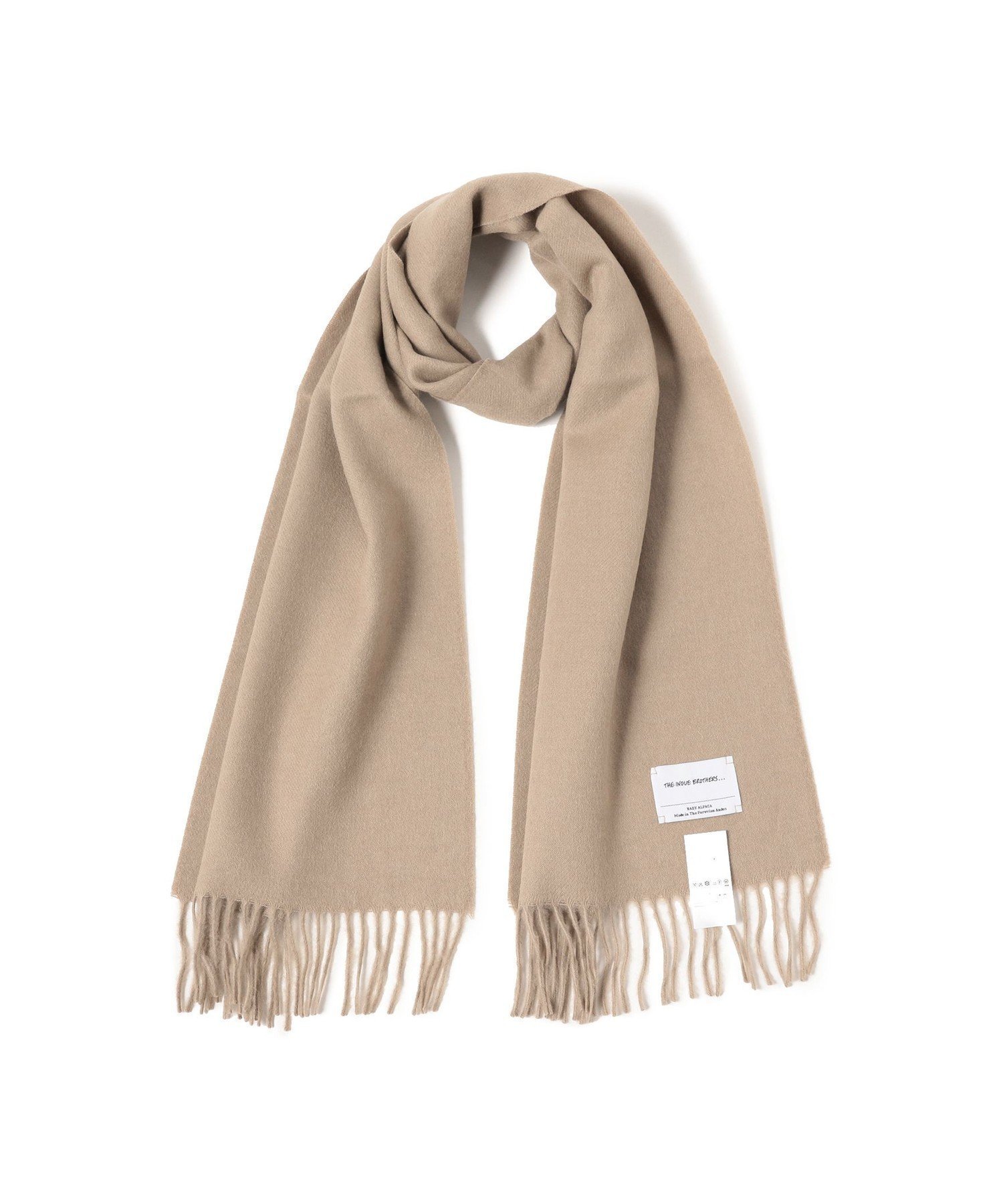 【ビームス/BEAMS / MEN】のTHE INOUE BROTHERS / アルパカ ソリッドマフラー 35x180 インテリア・キッズ・メンズ・レディースファッション・服の通販 founy(ファニー) 　ファッション　Fashion　メンズファッション　Fashion for Men　ギフト プレゼント　Gift / Present　シンプル　Simple, Minimal　ベビー　Baby, Babywear　ベーシック　Basic, Essential　マフラー　Scarf, Muffler　冬　Winter / This Winter　定番　Standard, Basic Item　GREIGE|ID: prp329100004774145 ipo3291000000034602389