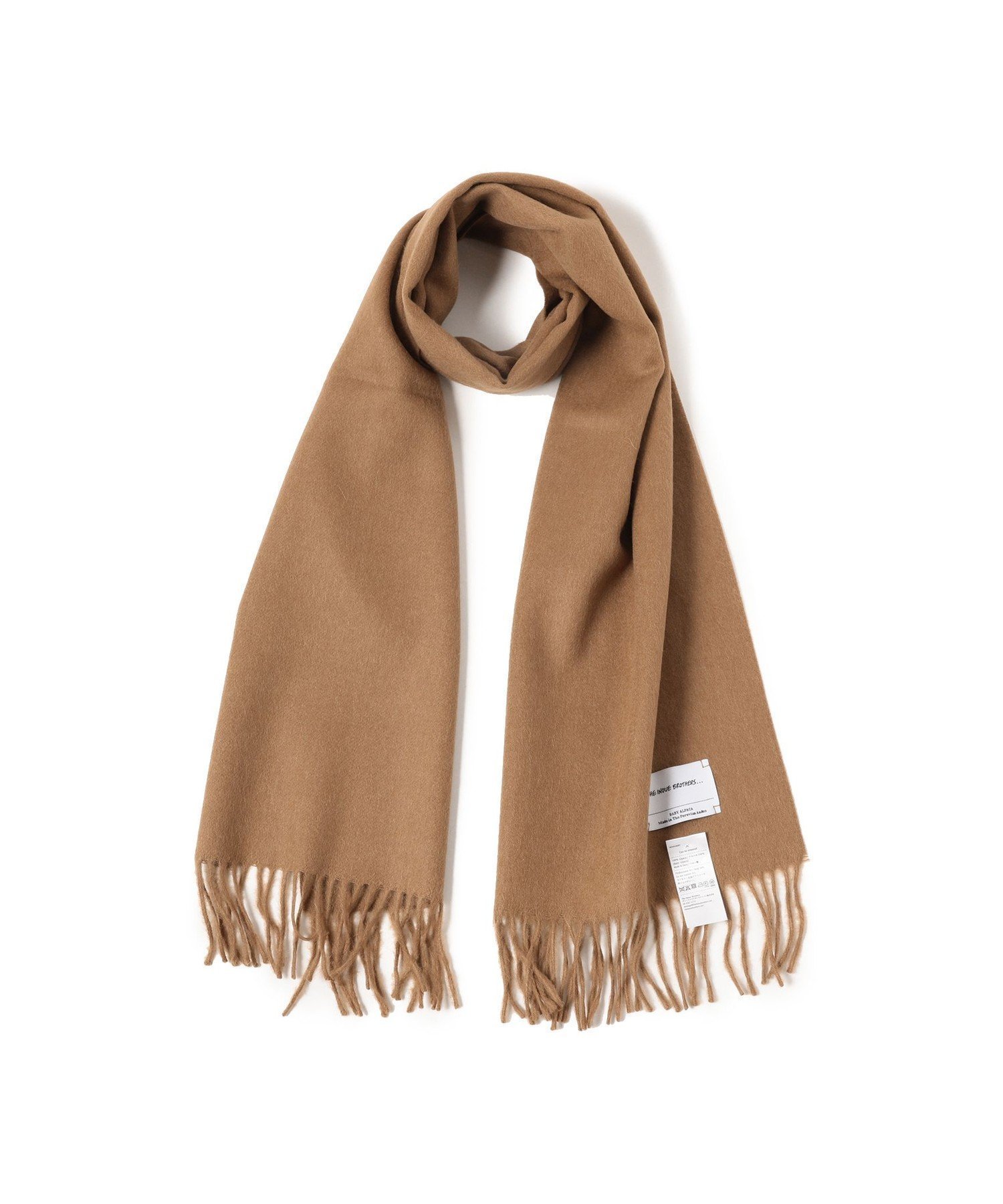 【ビームス/BEAMS / MEN】のTHE INOUE BROTHERS / アルパカ ソリッドマフラー 35x180 インテリア・キッズ・メンズ・レディースファッション・服の通販 founy(ファニー) 　ファッション　Fashion　メンズファッション　Fashion for Men　ギフト プレゼント　Gift / Present　シンプル　Simple, Minimal　ベビー　Baby, Babywear　ベーシック　Basic, Essential　マフラー　Scarf, Muffler　冬　Winter / This Winter　定番　Standard, Basic Item　CAMEL|ID: prp329100004774145 ipo3291000000034602390