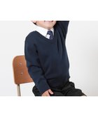 【デビロック/devirock / KIDS】の綿100% 洗える スクールニット Vネック プルオーバー スクールウェア 25AW 002-スクールネイビー|ID: prp329100004774190 ipo3291000000034603039