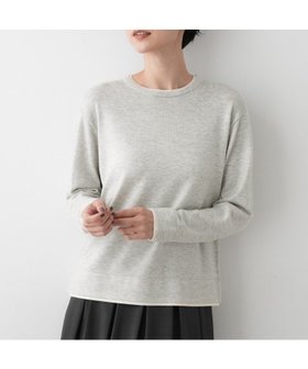 【デッサン/Dessin】の【ユニセックス/洗える】バイカラーニット 人気、トレンドファッション・服の通販 founy(ファニー) ファッション Fashion レディースファッション Fashion for Women トップス・カットソー Cut & Sew Tops ニット Knit Tops & Sweaters なめらか Smooth, Silky Texture ストレッチ Stretch, Stretchy Fabric スマート Smart, Elegant デニム Denim, Jeans Material メンズ Men's, Menswear 洗える Machine Washable |ID:prp329100004774206