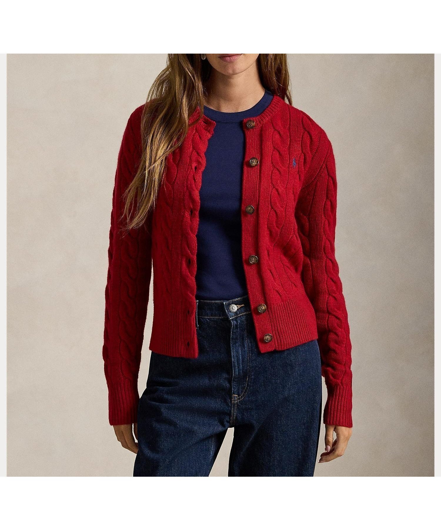 【ラルフローレン/RALPH LAUREN】のケーブルニット ウールカシミヤ カーディガン 人気、トレンドファッション・服の通販 founy(ファニー) ファッション Fashion レディースファッション Fashion for Women トップス・カットソー Cut & Sew Tops ニット Knit Tops & Sweaters カーディガン・羽織り Layered Style Cardigans カフス Cuff Design カーディガン Cardigan, Knitwear スリム Slim, Slim Fit フィット Fit, Slim Fit リブニット Rib Knit, Ribbed Knit 長袖 Long Sleeve, Full Sleeve other-1|ID: prp329100004774251 ipo3291000000034603746