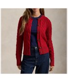 【ラルフローレン/RALPH LAUREN】のケーブルニット ウールカシミヤ カーディガン 人気、トレンドファッション・服の通販 founy(ファニー) ファッション Fashion レディースファッション Fashion for Women トップス・カットソー Cut & Sew Tops ニット Knit Tops & Sweaters カーディガン・羽織り Layered Style Cardigans カフス Cuff Design カーディガン Cardigan, Knitwear スリム Slim, Slim Fit フィット Fit, Slim Fit リブニット Rib Knit, Ribbed Knit 長袖 Long Sleeve, Full Sleeve thumbnail 600レッド|ID: prp329100004774251 ipo3291000000034603747