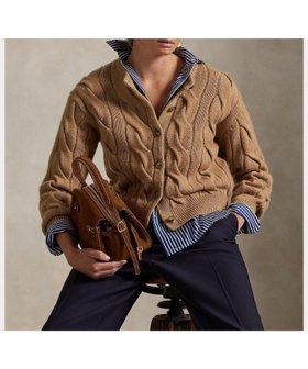 【ラルフローレン/RALPH LAUREN】 ケーブルニット ウールカシミヤ カーディガン人気、トレンドファッション・服の通販 founy(ファニー) ファッション Fashion レディースファッション Fashion for Women トップス・カットソー Cut & Sew Tops ニット Knit Tops & Sweaters カーディガン・羽織り Layered Style Cardigans カフス Cuff Design カーディガン Cardigan, Knitwear テクスチャー Texture, Textured Fabric フィット Fit, Slim Fit リブニット Rib Knit, Ribbed Knit リラックス Relax, Relaxed Fit 長袖 Long Sleeve, Full Sleeve |ID:prp329100004774251