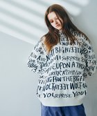 【アールエヌエー/RNA】のM2158 ワード総柄BIGフーディー ホワイト|ID: prp329100004774265 ipo3291000000034603914