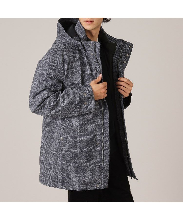 【タケオキクチ/TAKEO KIKUCHI / MEN】の【3WAY】ジャカード グレンチェック ダウンライナー ブルゾン 人気、トレンドファッション・服の通販 founy(ファニー) 　ファッション　Fashion　メンズファッション　Fashion for Men　軽量　Lightweight, Ultra Light　シャドー　Shadow, Subtle Pattern　ジャカード／ジャガード　Jacquard, Woven Pattern　ジャケット　Jacket, Outerwear　スタイリッシュ　Stylish, Fashionable　スマート　Smart, Elegant　財布　Wallet, Purse　ダウン　Down, Puffer　チェック　Check, Plaid, Tartan　パターン　Pattern, Design Print　フィット　Fit, Slim Fit　フロント　Front, Front Design　ブルゾン　Blouson, Bomber Jacket　ポケット　Pocket, Pocket Detail　ライナー　Liner, Inner Layer　冬　Winter / This Winter　 other-1|ID: prp329100004774306 ipo3291000000034604276