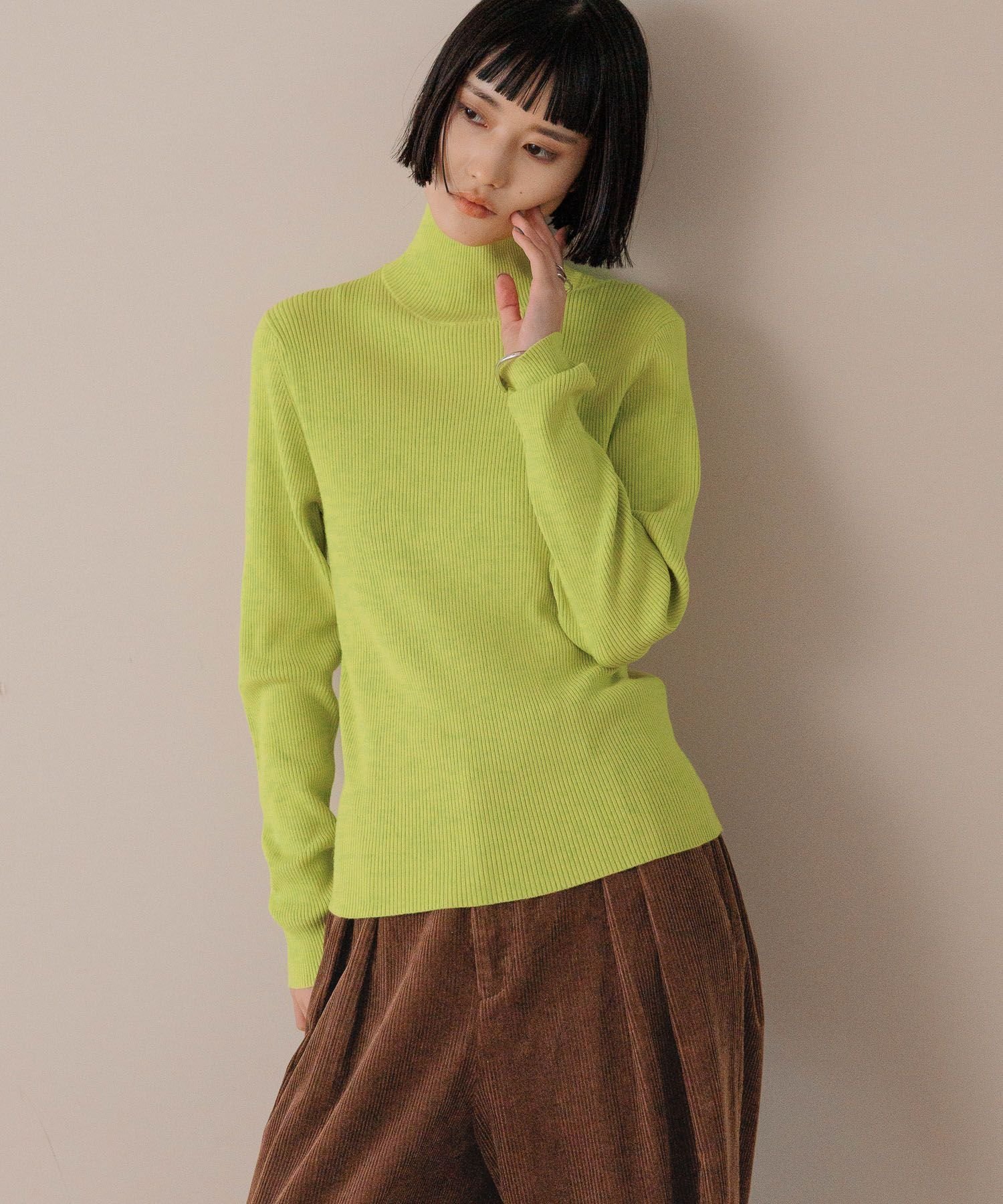 【ローリーズファーム/LOWRYS FARM】の12GカラーニットタートルLS インテリア・キッズ・メンズ・レディースファッション・服の通販 founy(ファニー) ファッション Fashion レディースファッション Fashion for Women トップス・カットソー Cut & Sew Tops ニット Knit Tops & Sweaters インナー Innerwear ストレッチ Stretch, Stretchy Fabric タートル Turtleneck, Turtle Collar ビスチェ Bustier, Corset Top フィット Fit, Slim Fit 定番 Standard, Basic Item イエロー|ID: prp329100004774661 ipo3291000000034730906