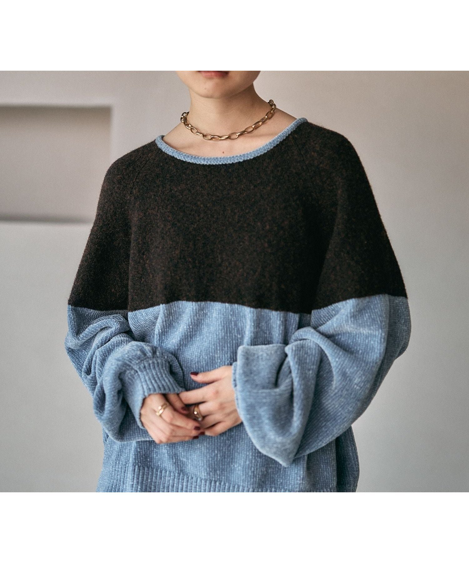 【レプシィム ローリーズファーム/LEPSIM LOWRYS FARM】の5ゲージモール切り替えプルオーバー 人気、トレンドファッション・服の通販 founy(ファニー) ファッション Fashion レディースファッション Fashion for Women トップス・カットソー Cut & Sew Tops カジュアルプルオーバー・ニットトップス Pullovers & Knit Tops / Casual Pullovers おすすめ Recommended / Our Picks フェザー Feather, Feather Detail other-1|ID: prp329100004774664 ipo3291000000034638170