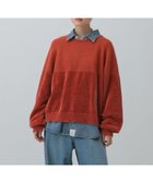 【レプシィム ローリーズファーム/LEPSIM LOWRYS FARM】の5ゲージモール切り替えプルオーバー 人気、トレンドファッション・服の通販 founy(ファニー) ファッション Fashion レディースファッション Fashion for Women トップス・カットソー Cut & Sew Tops カジュアルプルオーバー・ニットトップス Pullovers & Knit Tops / Casual Pullovers おすすめ Recommended / Our Picks フェザー Feather, Feather Detail thumbnail ダークオレンジ46|ID: prp329100004774664 ipo3291000000034638173