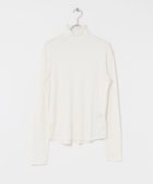 【アーバンリサーチ ロッソ/URBAN RESEARCH ROSSO】のコットンカシミヤハイネックカットソー 人気、トレンドファッション・服の通販 founy(ファニー) ファッション Fashion レディースファッション Fashion for Women トップス・カットソー Cut & Sew Tops カットソー・ベーシックTシャツ Cut-and-Sewn Tops / Stretch Tees & Basics 2025年 2025 2025-2026秋冬・A/W Autumn/Winter 2025–26 AW25–26 冬 Winter / This Winter インナー Innerwear ハイネック High Neck, Mock Neck 吸水 Absorbent, Quick-Dry A/W・秋冬 Autumn/Winter thumbnail オフホワイト|ID: prp329100004774669 ipo3291000000034606969