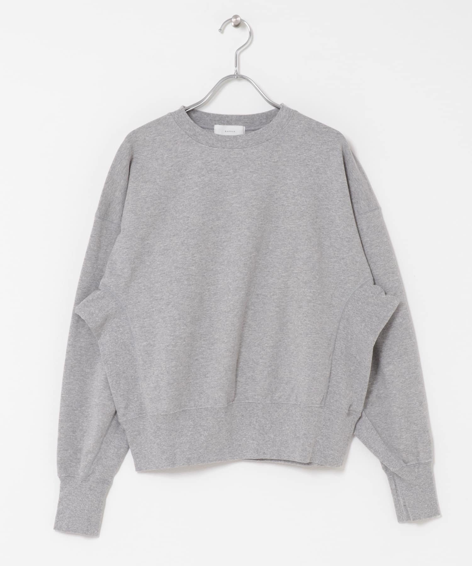 【かぐれ/kagure / URBAN RESEARCH】のオープンエンドクルーネックプルオーバー インテリア・キッズ・メンズ・レディースファッション・服の通販 founy(ファニー) 　ファッション　Fashion　レディースファッション　Fashion for Women　トップス・カットソー　Cut & Sew Tops　カジュアルプルオーバー・ニットトップス　Pullovers & Knit Tops / Casual Pullovers　カットソー　Cut and Sewn Top　コンパクト　Compact, Small Size　シンプル　Simple, Minimal　バランス　Balance, Style Balance　パターン　Pattern, Design Print　フラット　Flat, Flat Shoes　ルーズ　Loose, Oversized　A/W・秋冬　Autumn/Winter　冬　Winter / This Winter　2025年　2025　2025-2026秋冬・A/W　Autumn/Winter 2025–26 AW25–26　グレー|ID: prp329100004774674 ipo3291000000034607010